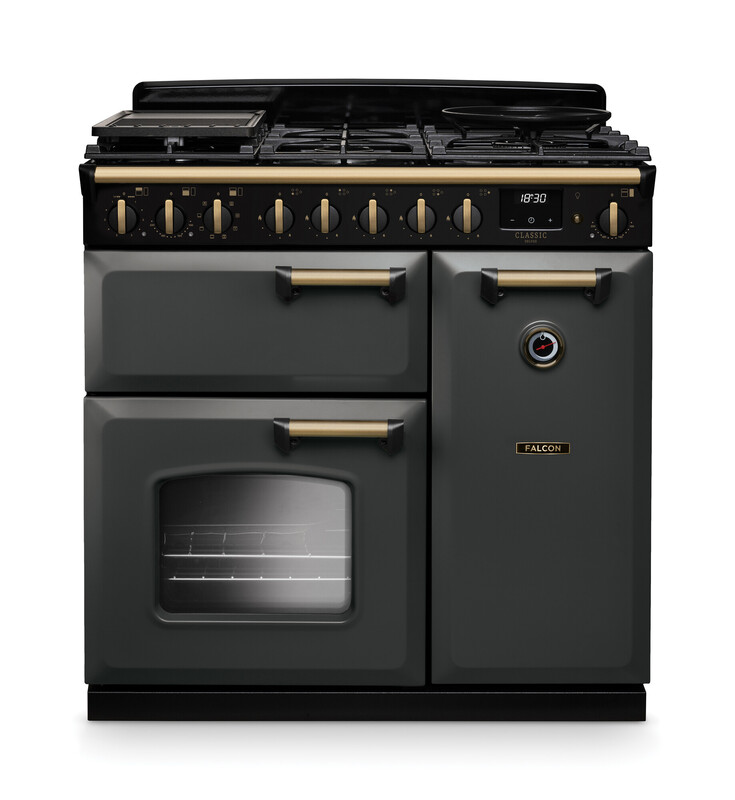Falcon Classic Gasherd mit Doppelofen, Graphit
